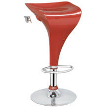 Material ABS moderno rojo para taburete de bar (TF 6007)